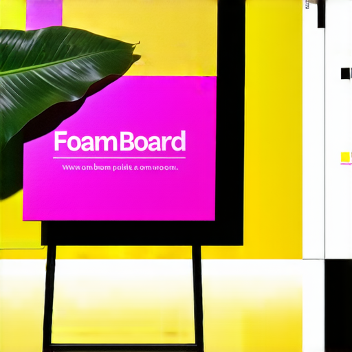 「立刻訂製個性化泡沫板，讓您的設計引人注目！」