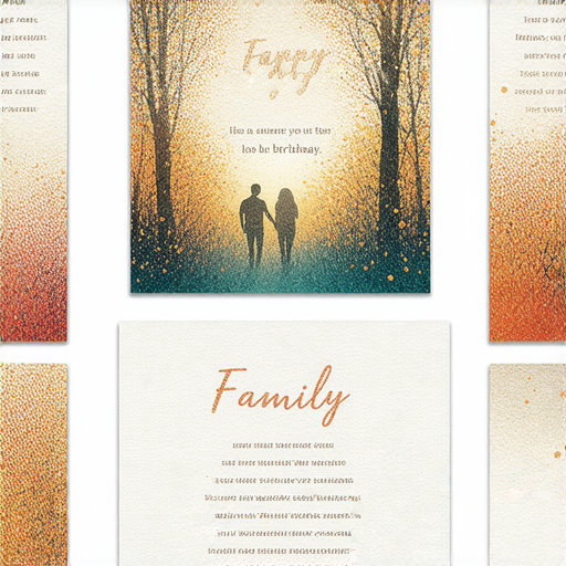 「瞬間捕捉情感！學會如何設計獨特的親情卡片！」