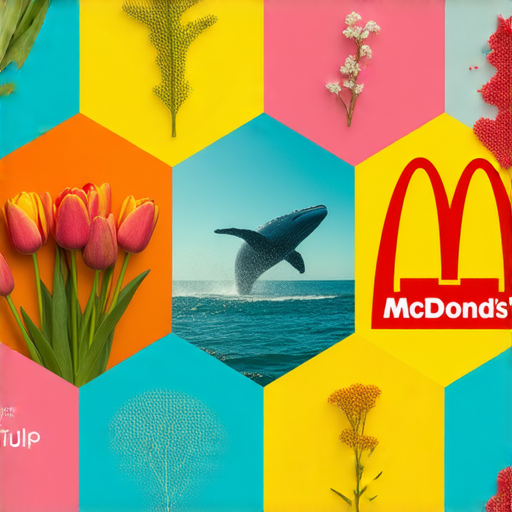 探索英文中鬱金香、鯨魚、麥當勞和其他單詞的奇妙世界！