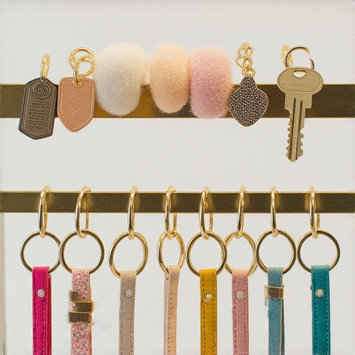 「揭秘！這些鎖匙扣不僅實用，還能成為你的時尚名牌配件！」