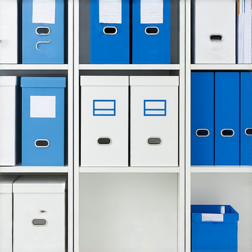 揭開A4文件世界的秘密，展示不同收納方案的圖片，包含分類文件盒、文件夾及立架，幫助選擇最適合你的收納方法，提升辦公效率與整潔度。