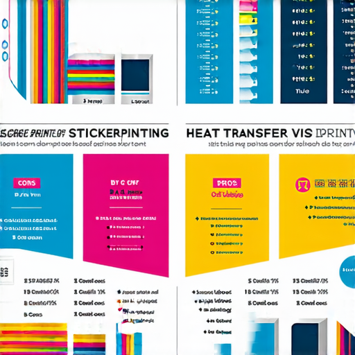 揭開貼紙印刷的秘密！探索熱轉印與數位印刷的精彩差異！