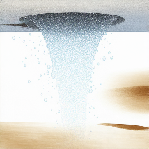 天花板漏水情況，顯示水滴從天花板滲出，周圍牆面出現水跡。描述漏水原因及快速解決方法的視覺參考，幫助讀者了解漏水處理技巧。