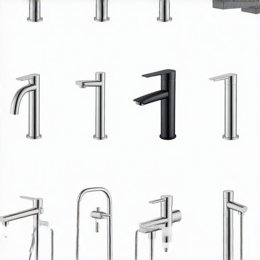 探索奢華水龍頭選擇的圖片展示，包括Kohler、TOTO、Hansgrohe等名牌水龍頭設計，突顯高端風格與精緻工藝，是浴室與廚房裝修的理想選擇。