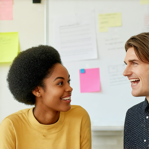 外籍老師一對一教學的場景，學生積極參與英語口說練習，展現流利表達，象徵立即解密肌內效，提升英語口說技巧，成為流利高手的過程。
