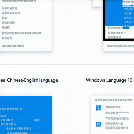 中文英文翻譯技巧與Windows 10語言設定指南的圖片，展示翻譯流程和語言設定步驟，幫助用戶提升翻譯效率及使用Windows 10時的語言選擇，包含工具和技巧的介紹。