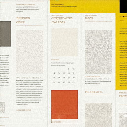 探索印刷藝術的秘密，展示多種產品，如證書與月曆，強調設計與色彩的吸引力，以提升產品魅力，吸引顧客注意，強調印刷技術的精湛與創意。
