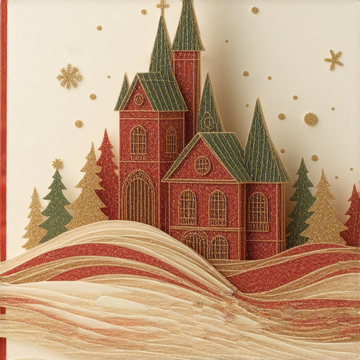 探索獨特立體聖誕咭設計，展現精緻的工藝與色彩，讓祝福更加驚喜，每一角度都充滿驚喜元素，適合傳遞節日祝福的完美選擇。