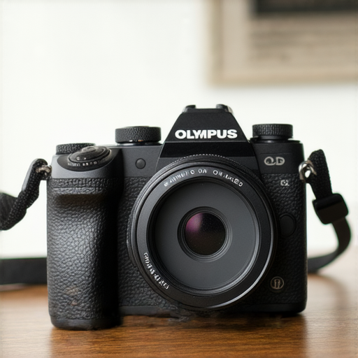 奧林巴斯OM-D系列相機特寫，展示其優雅設計與專業性能，適合探索攝影新境界，讓每一張照片都成為藝術作品的可能性，全方位呈現其創意潛力與技術特色。