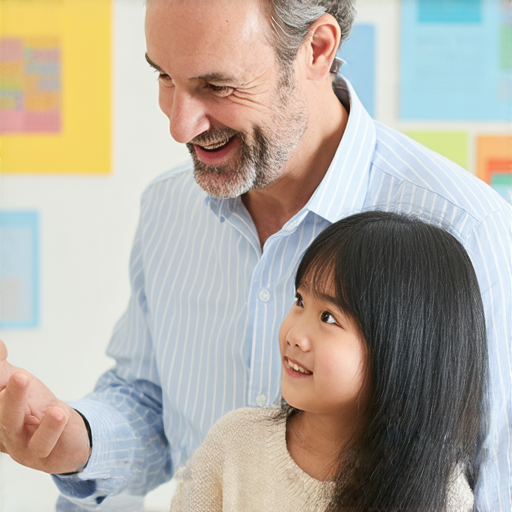 一對一外籍老師教學場景，學生與外籍老師互動學習，提升英文能力的秘訣，展現個性化教學的效果，激發學習者的興趣與動力。