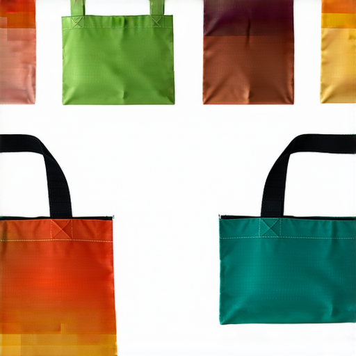 環保時尚的非織物袋，展示多種顏色和款式，強調可重用性與耐用性，成為現代生活中的必備單品，支持可持續發展與環保理念。