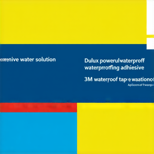多樂士強力防水膠與3M防水膠布的全方位防水解決方案，展示了兩種產品的有效性及應用，適合家庭和工業防水需求，提供持久且可靠的防水保護。