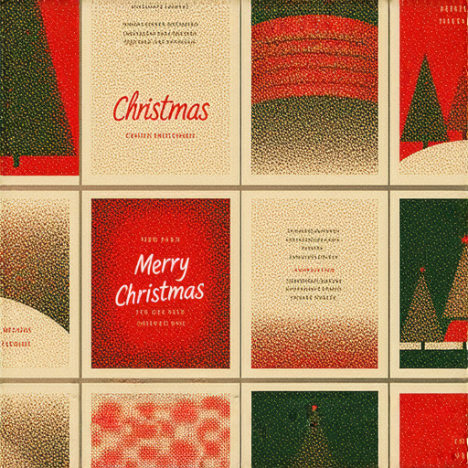 探索聖誕快樂的神秘牆面，色彩繽紛的創意海報裝飾，展示節日氛圍，吸引人們駐足欣賞，增添聖誕節的歡樂與活力，呈現獨特的節日視覺享受。