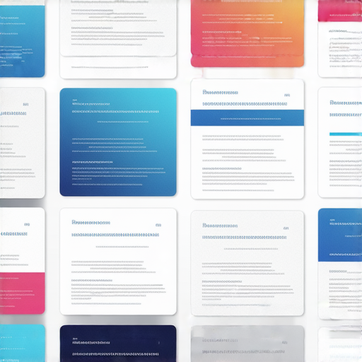 揭示工作證和員工證設計技巧的圖片，展示多種創意樣式與顏色，使工作證更具吸引力與辨識度，包含圖案設計、字體搭配與材料選擇的要素。