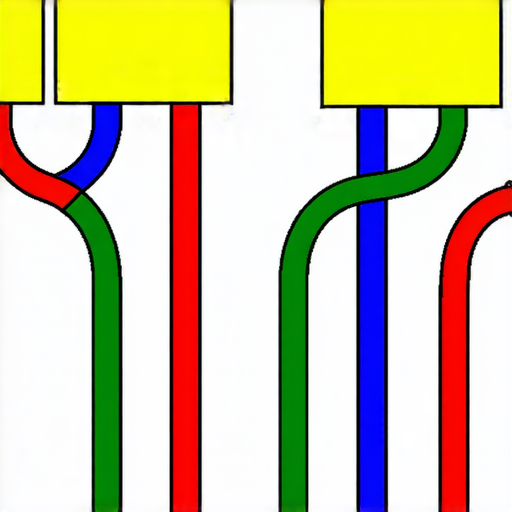 揭密電線顏色的奧秘，展示不同顏色的電線，標示正確連接電路的方式，適合學習電路知識的讀者，了解安全連接的重要性。