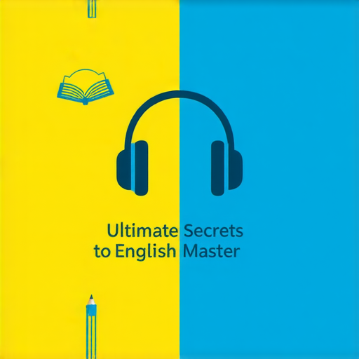 徹底提升英文能力的書籍封面，顯示聽力、寫作和文法的終極秘訣，吸引學習者探索英文學習的有效方法，提升語言運用能力的視覺呈現。
