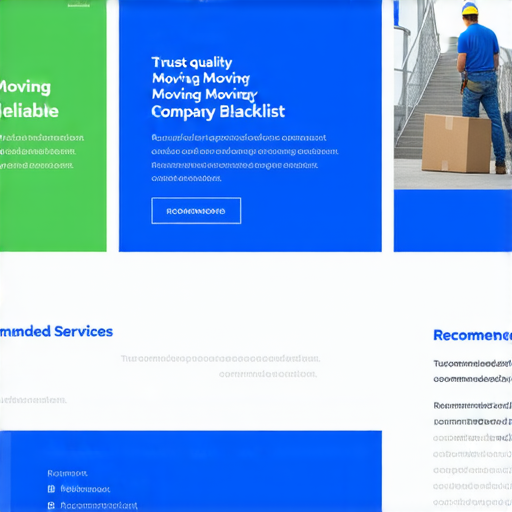 搬屋公司的黑名單與信賴推薦，圖片展示優質搬運公司標誌，搬家過程中的專業服務與效率，提供實用資訊，助您選擇可靠的搬運公司。
