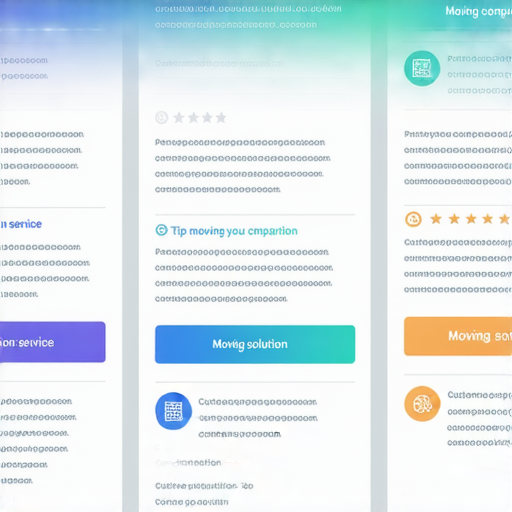 搬屋公司報價指南的圖片，展示選擇合適服務的秘訣與注意事項，包括報價比較、服務範圍和客戶評價，幫助用戶找到理想的搬家方案。