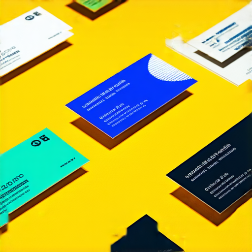 立即打造專屬名片的圖像，展示各種印刷卡片設計與色彩，吸引目標客戶的目光，傳遞專業形象和品牌價值，探索名片設計的創意方法，提升市場競爭力。