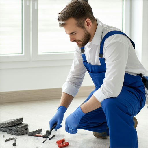 樓房漏水問題解決方案，專業人員正在檢查漏水源頭，使用修繕工具，確保快速有效修復，讓你無需再擔心損失，維護居住環境安全與舒適。