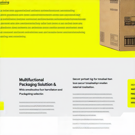全方位打包神器展示，提供貸款翻譯必備技巧與包裝材料選擇指南，強調多功能性與實用性，適合各類物品的安全包裝與翻譯需求。