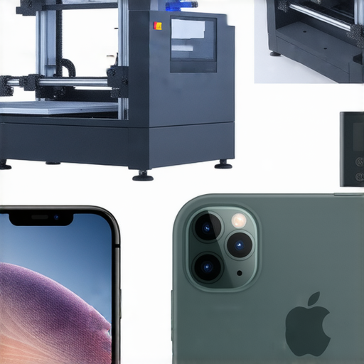 印刷技術的演變，展示立體印刷設備與創意手機殼，強調印刷的創新與多樣性，揭示未來設計的潛力。