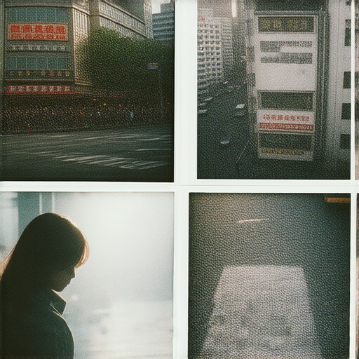 旺角與深水埗的街道風景，展示不同相紙尺寸的照片樣本，彰顯攝影作品的獨特魅力，幫助提升你的攝影技巧與選擇最佳相紙。