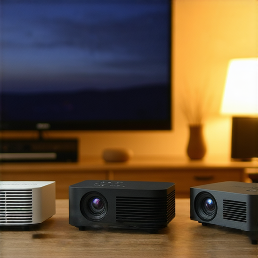 家用投影機推薦圖片，展示多款迷你影院投影機，適合家庭使用的顯示效果，讓您輕鬆享受電影觀賞體驗，探索最佳選擇的詳細資訊。