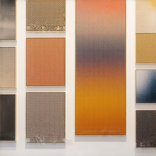 解鎖創意之門的展覽板，展示多彩的藝術作品與設計，吸引觀眾探索背後的故事，呈現視覺盛宴的獨特魅力。