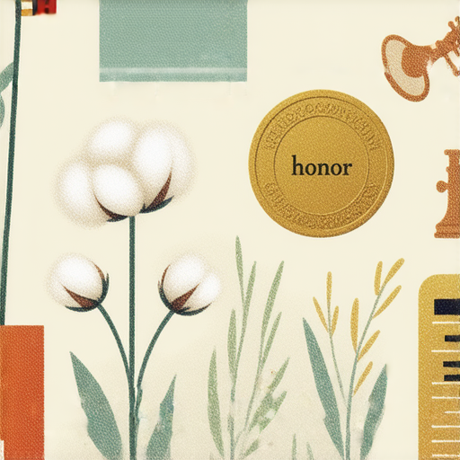 探索英文中棉花、榮幸、樂器等關鍵詞的多元含義，展示這些詞彙在不同文化中的象徵意義和用法，強調語言的豐富性與多樣性，讓觀者理解詞彙背後的深層意義。