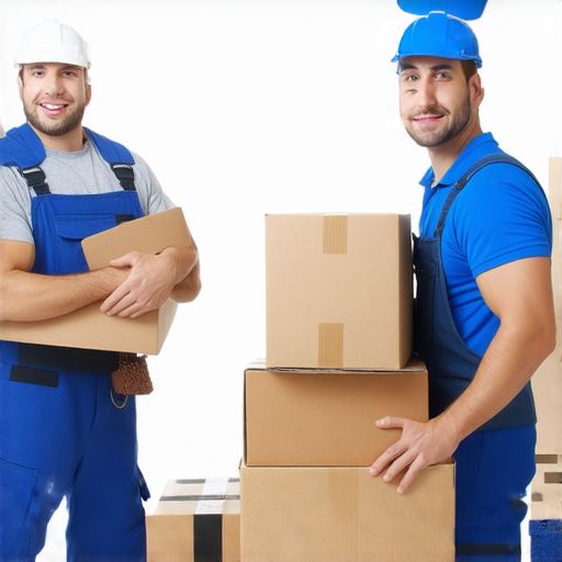 搬屋過程中的最佳搬運服務選擇，加上省時攻略的實用技巧，展示搬運工人忙碌的場景，包含搬運工具與包裝箱，強調搬屋秘訣與服務品質，助你輕鬆搬遷成功。