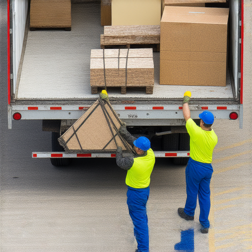 搬屋服務的專業團隊在搬運家具，展示高效的工作流程與團隊合作，讓搬家過程輕鬆無煩惱，提供全方位的搬運支援，適合任何搬屋需求。