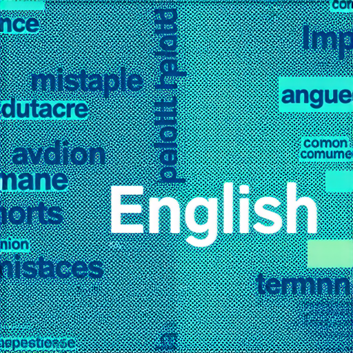 探索英語世界的概念圖，展示優雅溝通技巧及避免常見錯誤的指導，背景輔以英語單字和語法符號，強調學習英語的重要性，旨在提升英語交流能力與自信心。