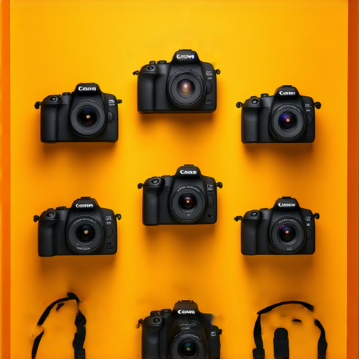 驚艷攝影之旅的Canon相機展示，包含8款超值機型，展現捕捉每一瞬間的魅力，讓攝影愛好者探索更廣闊的可能性，打造永恆影像。