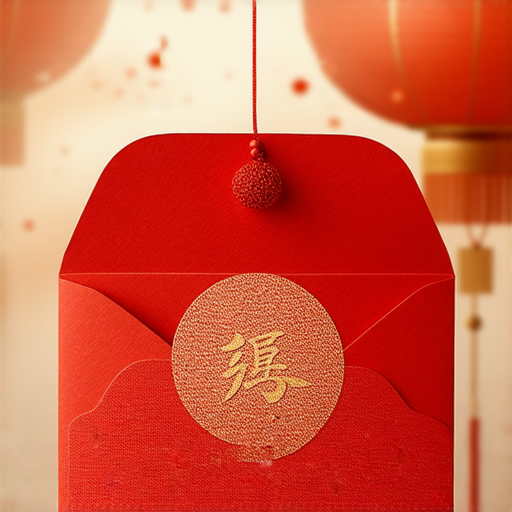 精緻紅包上印有傳統圖案，象徵祝福與吉祥，展示「精神」與「純」的文化內涵，探索其背後的紀念意義，為慶祝活動增添色彩。