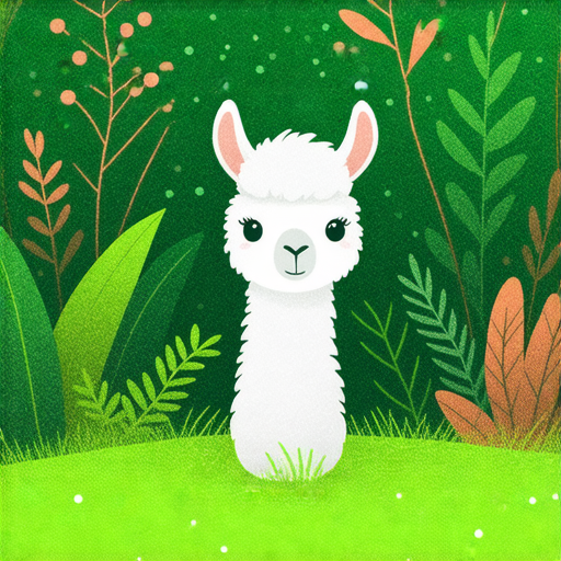 草地上的草泥馬與多種奇妙植物共生，展現生態多樣性，探索這些奇特植物的美麗和用途，帶領觀眾進入神秘的植物世界，學習不為人知的自然知識。