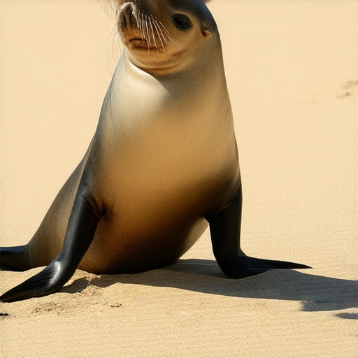 探索沙漠中的活潑海獅在陽光下嬉戲，展現混血兒的獨特魅力，與淺草文化交融，形成一道美麗的風景線，帶來新奇的視覺體驗。
