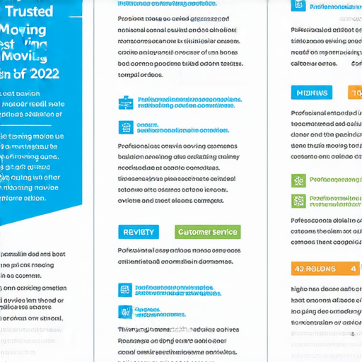 2022年最值得信賴的搬屋公司推薦與搬運服務解析圖，展示多家搬屋公司的標誌與評比，強調專業搬運服務、客戶評價及安全搬運流程，幫助讀者選擇最佳搬屋方案。