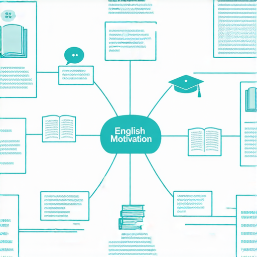 掌握英語關鍵詞的概念圖，展示從推動到搶奪的過程，背景包含與語言能力提升相關的圖示，鼓勵學習者提升英語水平，提高溝通能力與表達技巧。