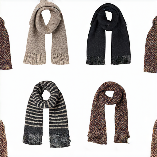 展示十種獨特圍巾織法的圖片，每種織法都展現不同風格，讓圍巾瞬間吸引目光，提升穿搭魅力，激發創意靈感，適合各種場合的時尚配件。