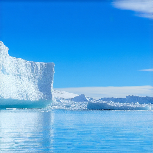南極冰原的壯麗景色，白色冰山與藍天交織，展現南極的神秘與危險，同時代表著探索與學習的機會，吸引著渴望升學的年輕人展開奇幻旅程。