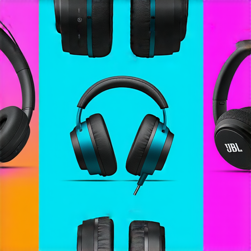 JBL耳機的音質提升技巧，展示不同款式的耳機及其特色設計，強調JBL耳機的音效與舒適度，揭示聽音樂的最佳體驗，解鎖音質的小秘密，提供使用者選擇的參考。