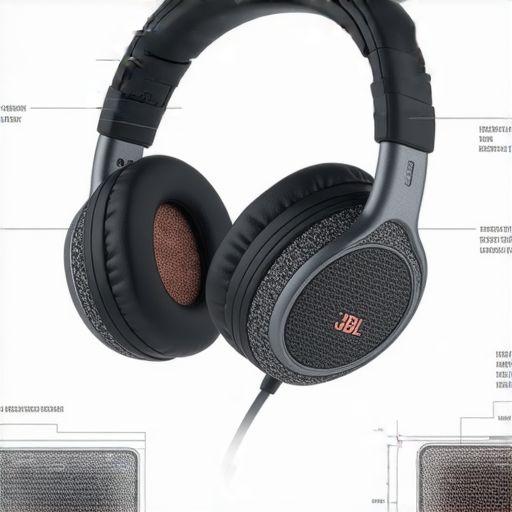 JBL耳機的音質提升秘訣，展示耳機內部結構與技術，揭示高解析音效的關鍵，展現細節與音效調整，讓使用者更了解JBL音響技術的優勢。