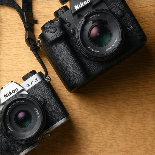 Nikon Z FC相機與Nikon Z系列相機並排展示，突出其復古設計與現代科技，堅固材質及卓越拍攝性能，適合攝影愛好者探索驚人拍攝體驗的完美選擇。