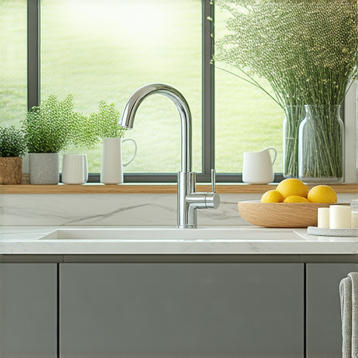 2023年廚房水龍頭推薦圖示，更換技巧展示，突顯解決漏水問題的有效方法，展現時尚設計與實用性，讓廚房煥然一新，輕鬆享受居家生活。