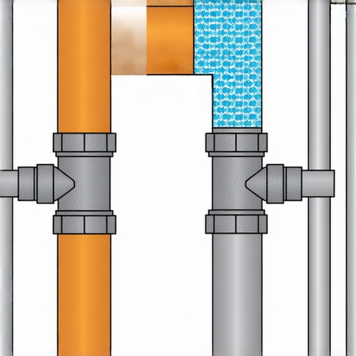 如何輕鬆修復爆水管的示意圖，展示U型水管與專用膠布的使用，強調修復過程中的技巧與效果，讓讀者了解簡單有效的修復方法，保持居家水管安全與功能。