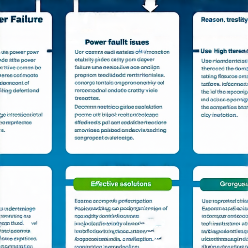 跳制原因揭秘圖片，展示電源無法開啟的問題分析，包含常見故障與解決方法，強調如何找到有效解決方案，並提供視覺指導以協助用戶理解。