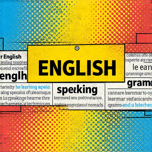 揭開英文口說的秘密的圖片，展示語法和口說技巧的學習過程，並鼓勵挑戰自我的訊息，包含關鍵字英文口說、語法與技巧，適合提升語言能力的視覺素材。