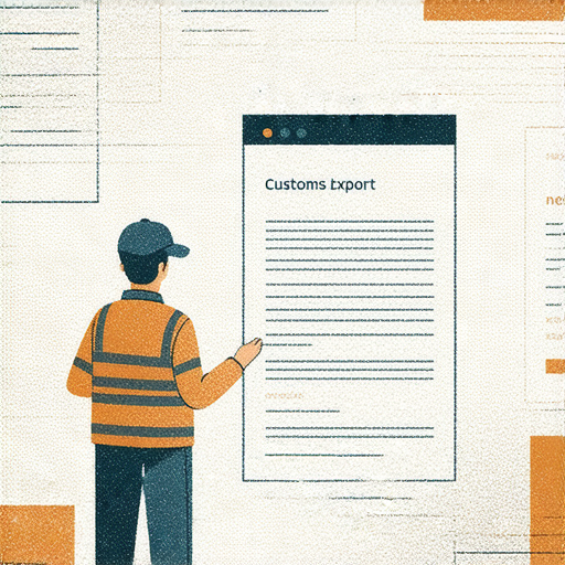 揭開報關與發票的神秘面紗的插圖，展示外甥如何用英文影響進出口世界的過程，強調貿易報關流程和發票的重要性，讓觀眾了解其中的關鍵環節。
