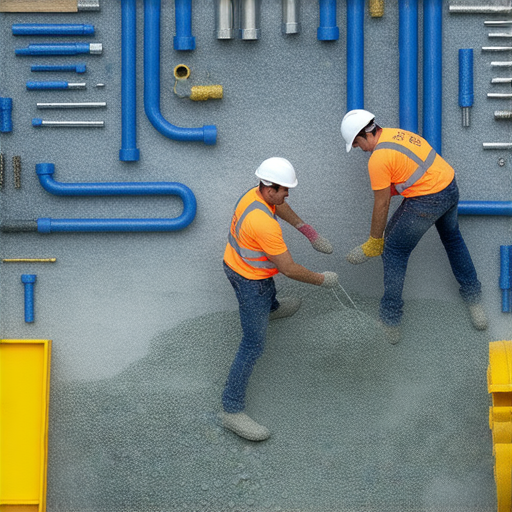 解密工程水電的必修課程，專注於水管、水泥和LED技術，學員正在實操與學習，開啟技術之旅，提升工程技能與知識。